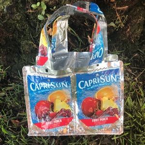 Repurposed/ Upcycled Juice Pouch Bag